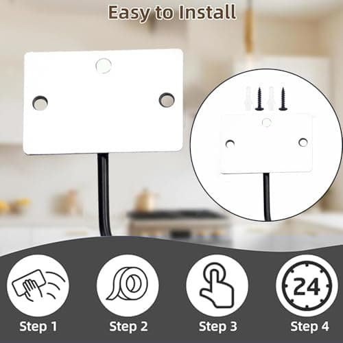 BJUTYEU Self-Adhesive Banana Hook, Grape Hook, Kitchen Banana Hanger, Keep Bananas Fresh Under The Cabinet, with Magnetic Absorption Storage Perfect Design 3 Pieces Black - Thumbnail 3