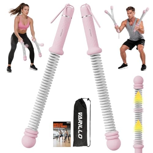 Ropeless Battle Ropes for Home Gym, Portable Cordless Weighted Battle Ropes with Storage Bag, High Calorie Burn for Men & Women, Fitness Equipment for HIIT & Low-Impact Aerobic Training - Image 1