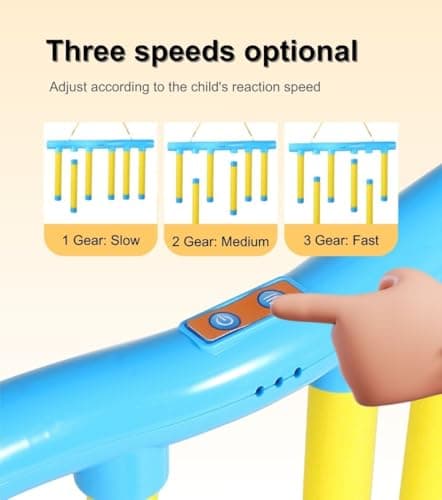 balinging Reaction Time Training Toy - Falling Sticks Challenge, Hand Eye Coordination Game for Kids and Adults (Yellow) 1 - Thumbnail 4