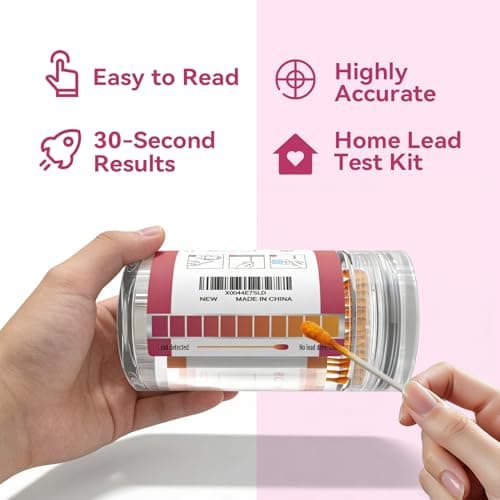 AssuTest Lead Test Kit for Dishes, 30 Lead Test Swabs Upgraded Rapid Lead Paint Test Kit 30 Second Results Accurate Testing for Paint Ceramics Toys Jewelry Metal Wood All Surfaces Home Use - Thumbnail 5