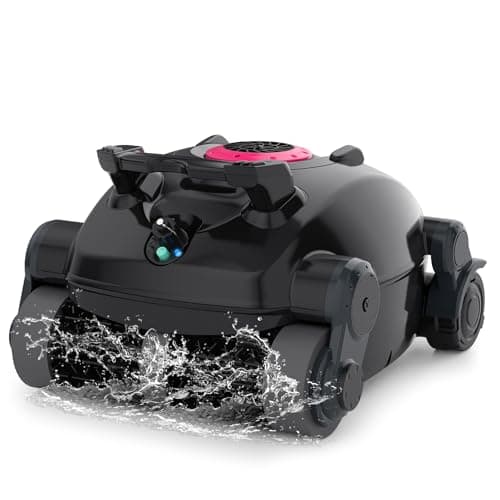 Cordless Robotic Pool Cleaner, Wall Climbing, Lightweight, Extended Battery Life, 8L Large Capacity, Advanced Dual-Motor, X1 Auto Pool Vacuum for Inground & Above Ground Pools Up to 1100 Sq.Ft, Pink - Image 1