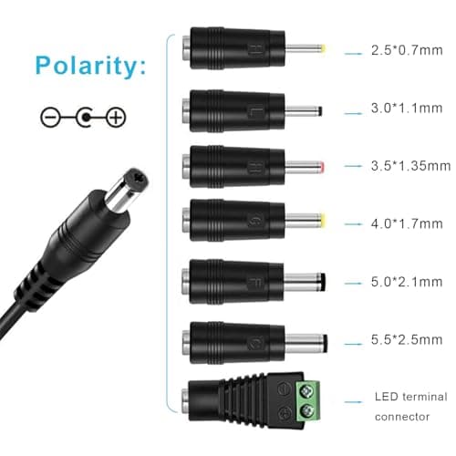 WITEA Universal USB-C to DC PD Trigger Cable with LED Voltage Display | 5V/9V/12V/15V/20V Adjustable Power Adapter | Compatible with Laptops, Routers, Monitors, LED Strips, Fans & More - Thumbnail 6