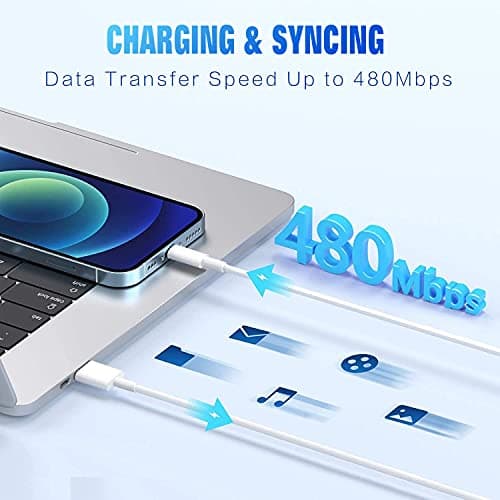 iPhone Charger 3Pack Apple MFi Certified Apple Charger 6FT, Lightning Cable 6FT Compatible with iPhone 14/13 /12 Mini Pro Max SE 11 Xs Max XR X 8 7 6 Plus 5S iPad Pro - Thumbnail 3
