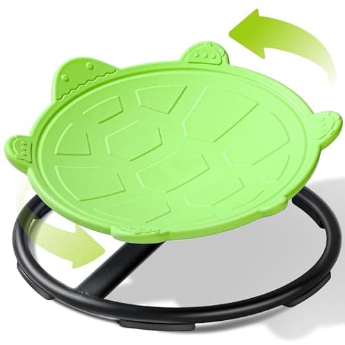 Turtle Spinning Chair for Autistic Kids – Sensory Spinning Toy, Spin Chair for Kids Autism, Sensory Swivel Seat for Balance, Coordination, Focus & ADHD Support, Autism Sensory Products (Green) - Image 1