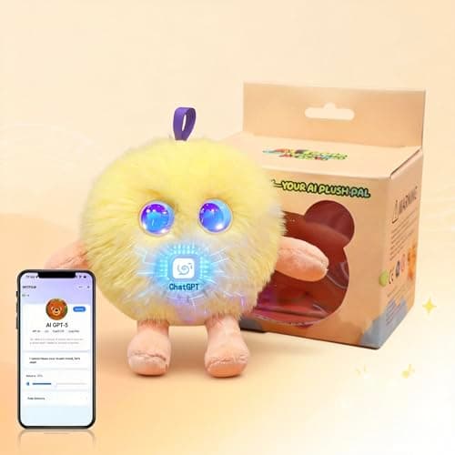 CINQALETHE Emotional Support AI Robot Toy Companion Pet – Smart Interactive Plush Toys for Kids, Realistic Intelligent Robotic Stuffed Pets Animal with Emo AI Technology - Image 1