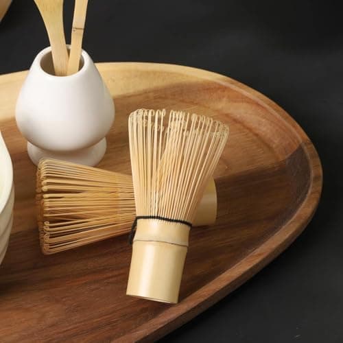 Bamboo Matcha Whisk Traditional Japanese Matcha Whisk Handcrafted Chasen for Matcha Powder Bamboo Whisk for Authentic Matcha Tea Ceremony Tea Preparation - Thumbnail 6