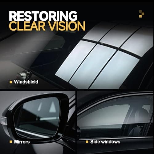 Handheld Glass Oil Film Remover for Car Window, Automotive Oil Film Cleaning Brush for Clear View, TSCA Certified Windshield Cleaner, Easy to Apply - Glass Emulsion Cleaner - Thumbnail 3