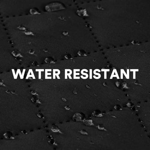 PrinceDeco Reversible Quilted Sofa Cover, Extra Large Water Resistant Couch Covers for 3 Cushion Couch Sofa, Furniture Protector, Washable Couch Cover with Non Slip Straps(Oversized Sofa, Black/Gray) - Thumbnail 4