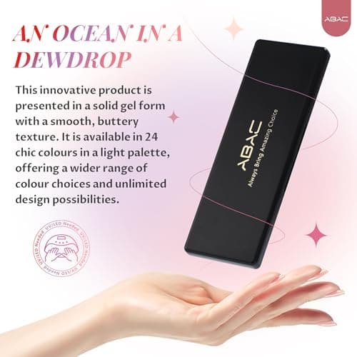 ABAC Solid Jelly Gel Polish Set-24 Colors Hema Free w/Dual Brush - Transparent Neutral Nude Pink & Nude Rich Red Brown Shades,Sheer Long-Lasting Gel Polish Kit(Salon-Quality & Hypoallergenic) - Thumbnail 6