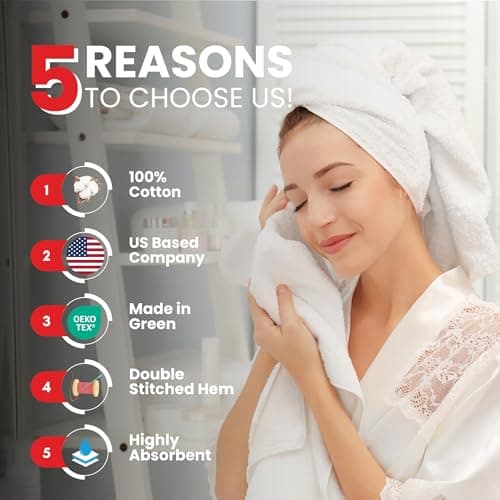 Infinitee Xclusives Green Hand Towels for Bathroom - Set of 6 (16x28 inches) 600 GSM, 100% Cotton Ultra Soft, Quick Drying, Hotel Quality Hand Towel Set (Vivid Green) - Thumbnail 2