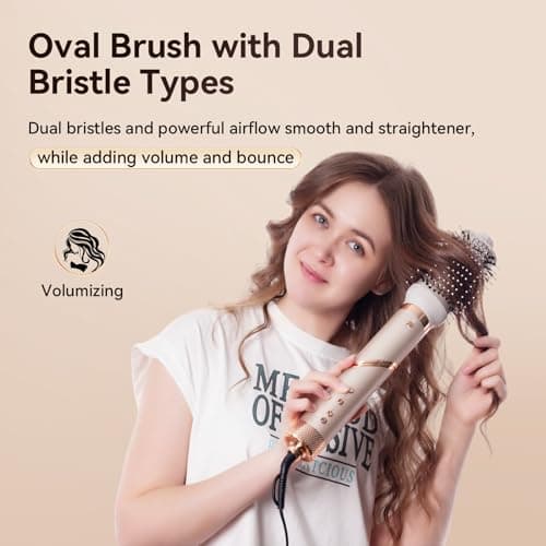Hupifaz 5 in 1 Hot Air Styler and Blow Dryer Brush, Auto Wrap Airstyler with Diffuser, High Speed 110000 RPM FlexStyle Hair Dryer, Fast Drying Multi Style for Straight, Volumize, Wavy and Curly - Thumbnail 4
