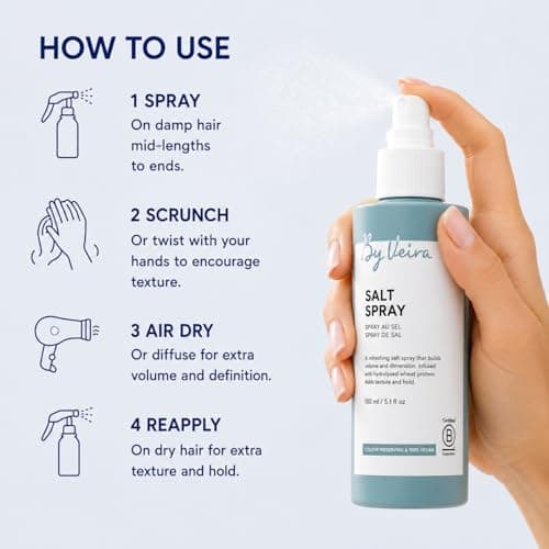 By Veira, Salt Spray, 125 ml, Texturizing Salt Spray, adds volume and texture, 100% Vegan, Sulfate and paraben-free - Thumbnail 5