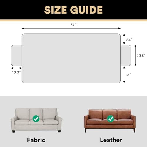 PrinceDeco Waterproof Pet Blanket Dog Bed Cover with Non-Slip Back for Furniture Bed Sofa, Couch Covers for 3 Cushion Couch Sofa Pet Friendly,Brown,47x68 Inch - Thumbnail 6