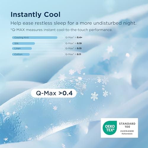 Bedsure Cooling Pillow Cases, Softer Than Silk Pillow Cases, Grey Silky Pillowcases Standard Set of 2 with Zipper, Infused 3% HA & Ceramides to Hydrate Skin, Gifts for Women, 20"x26" - Thumbnail 2