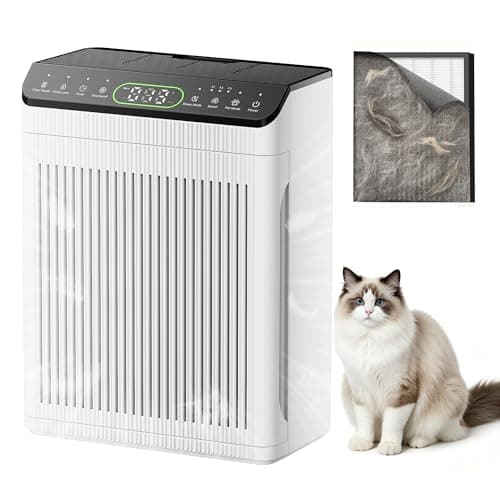 Air Purifiers for Home Large Room, EVALIT Air Purifier for home up to 2200sq.ft, PM2.5 Air Quality Display, Sleep Mode with Fragrance for Smoke Dust Odors Fur,ET066, Ivory, 1Pack+3Modes - Image 1