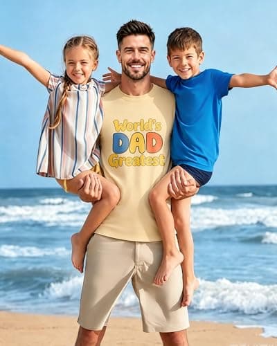 YTD Dad Graphic Tshirt, Premium Cotton Printed Oversized Casual Tees - Thumbnail 5