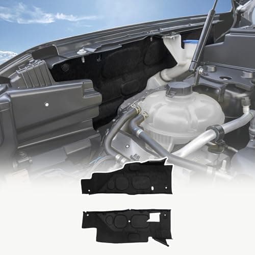 Maxzina Under Hood Side Fender Liner Compatible with 2022-2026 Ford Maverick Gas EcoBoost Engine Front Structure Insulation Cover PET Felt Driver & Passenger Side for 2025 Maverick Accessories (2PCS) - Image 1