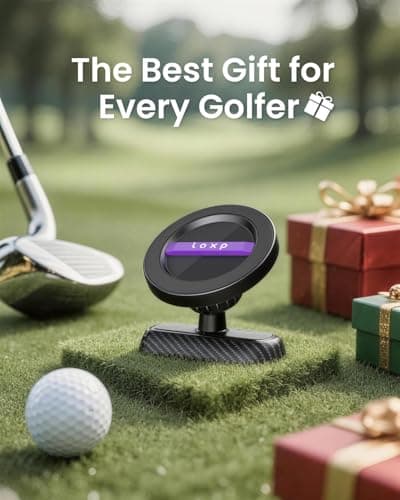 LOXP Upgrade Golf Cart Phone Holder for MagSafe iPhone [Strong Magnetic] Unique Golf Accessories Gifts for Men Golfers Dad Father Husband Him, Golf Cart Phone Mount Fits EZGO, Club Car, Yamaha - Thumbnail 6
