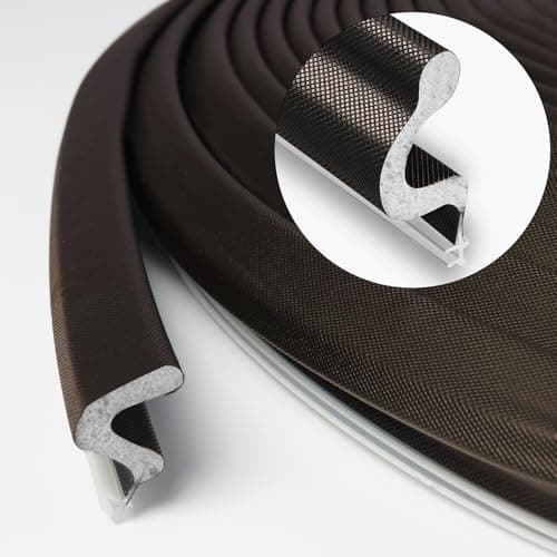 Storystore Door Weather Stripping 20 FT, Foam Kerf Weather Stripping Door Seal for Doors and Windows Insulation with Slot Card Frame - Image 1
