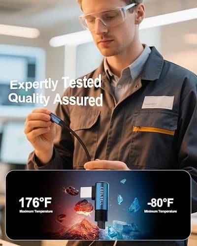 COOLSELL Short USB C to USB C Cable Right Angle 1.6ft 3 Pack, Silicone 60W Fast Charging Cord Type-C Compatible with iPhone 16/15 Samsung Galaxy S23 S22 Google Pixel, iPad for Power Bank/Car/Travel - Thumbnail 5