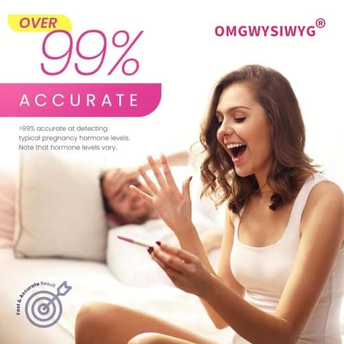 OMGWYSIWYG Pregnancy Test Early HCG Detection Sticks Over 99% Accuracy Home Pregnancy Test Individually Packed (6 Counts) - Thumbnail 3