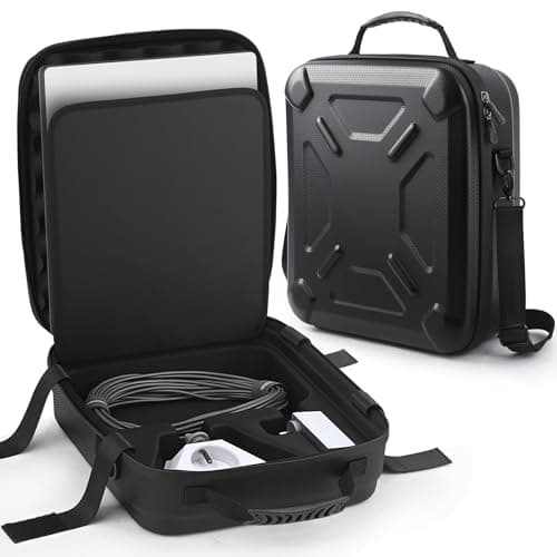 Datop Starlink Mini Case,Ultra-Light Portable Storage Waterproof,Shockproof EVA for Starlink Case,Dual Carry Options for Starlink Mini Accessories,Portable for Outdoor Travel,Camping and RVing,Black - Image 1