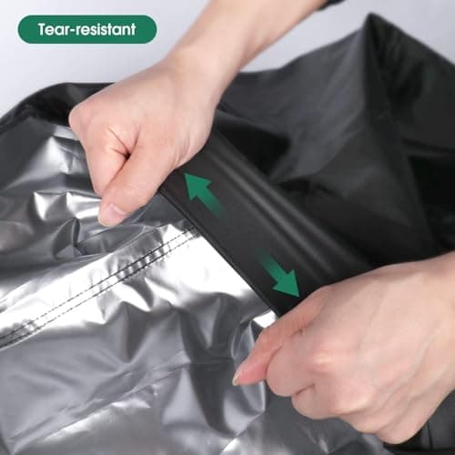 Colewin Catio Cover,79" L x 37" W x 70" H Cover for Catio Outdoor Cat Enclosure Waterproof, 420D Cat Cage Covers for Aivituvin Cats Catios, Outdoor Cats Enclosure Covers(Black)(Catios Not Included) - Thumbnail 5