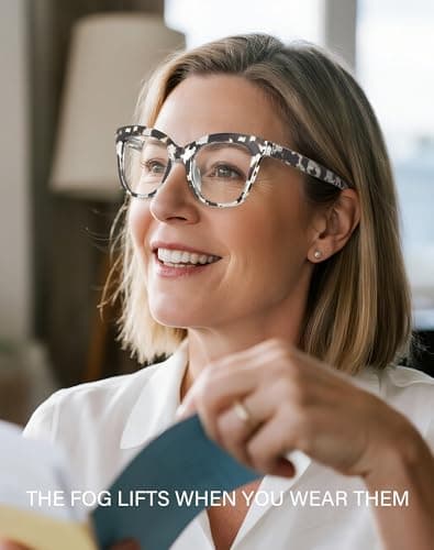 OUKEMAX 3-Pack Women's Reading Glasses with Blue Light Blocking and Anti-Glare Features A4 - Thumbnail 2