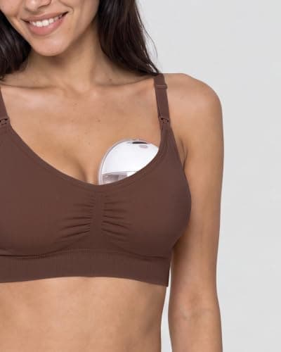 Stelle Nursing Bras Maternity Bralette Seamless for Breastfeeding - Thumbnail 4