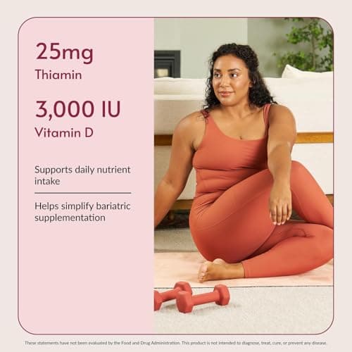 Bariatric Advantage Ultra Solo Without Iron - Once-Per-Day Daily Multivitamin - for Bariatric Patients - with Thiamin, Vitamin A & More - Gluten Free - 30 Capsules - Thumbnail 5
