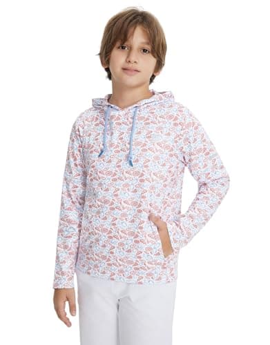 M MAELREG Hoodies Pullover Golf Printing Fleece Lightweight Pockets Sports Teen Hooded Sweatshirts - Image 1