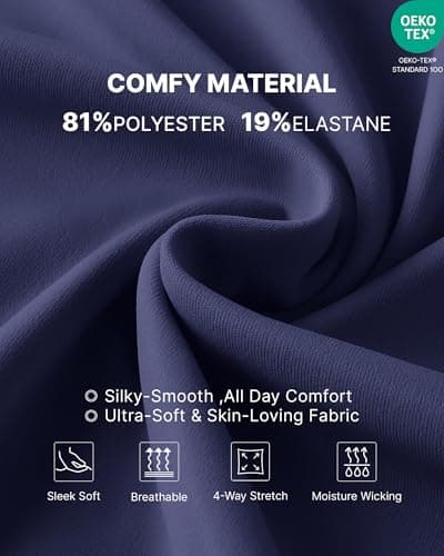 G4Free Maternity Workout Shorts Drawstring Waist Over Bump Loose Wide Leg Pregnancy Athletic Shorts with Pockets Stretchy(Royal Blue,XXL) - Thumbnail 3