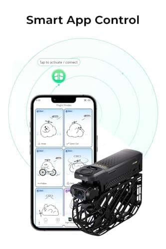 HOVERAir X1 PROMAX 8K Drone with Camera, Foldable Action Flying Camera with 42 KM/H Follow Speed, 10+ Fully Automatic Flight Modes, Fly Anywhere with OmniTerrain, SmoothCapture 2.0(Basic Combo) - Thumbnail 6