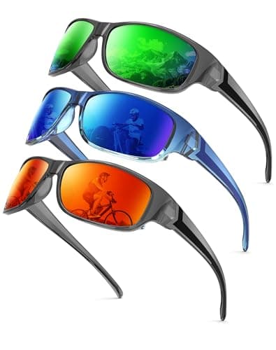 KALIYADI Polarized Sunglasses-for-Men Sports Sunglasses: Mens Sun Glasses with UV400 for Running Fishing Golf - Image 1