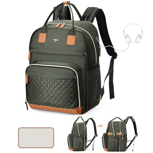 Tonyeee Diaper Bag Backpack, Extra Large Baby Diaper Bag for 2 Kids Twin