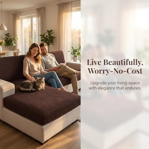 UWWGKK Modular Sofa Cover Sectional Couch Slipcovers for Dogs Pet Friendly - Thumbnail 3
