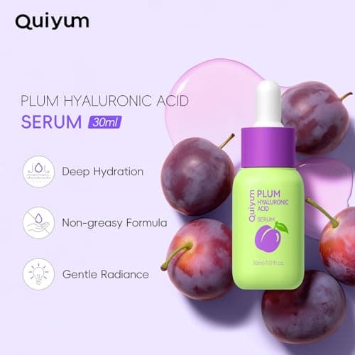 QUIYUM 6PCS Skincare - Skin Care Sets with Watermelon Cleanser, Plum Serum, Blueberry Moisturizer, Milk Honey Peel-Off Mask, Hand Wax, Foot Wax, Hydrating Cleansing Repairing, Ideal Gifts Sets - Thumbnail 3