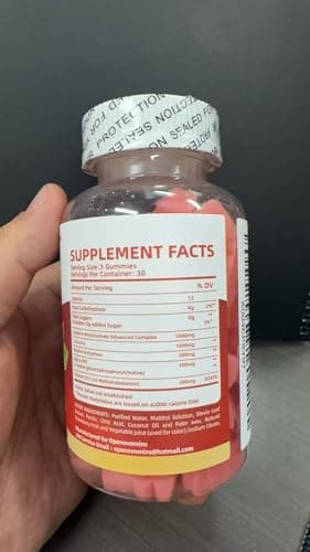 Creatine Monohydrate Gummies Complex for Men & Women -Advanced Formula W/L-Taurine + Vitamin B12, Sugar Free Chewable Supplement,90 Strawberry Gummies - Thumbnail 4