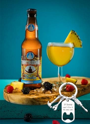 Ediseng Bonus Dad Birthday Gifts from Daughter Wife Son,Personalized Keychain for Dad/Stepdad,Cool Keychain with Bottle Opener,Screwdriver,Hanmmer and Wrench (silver) - Thumbnail 3