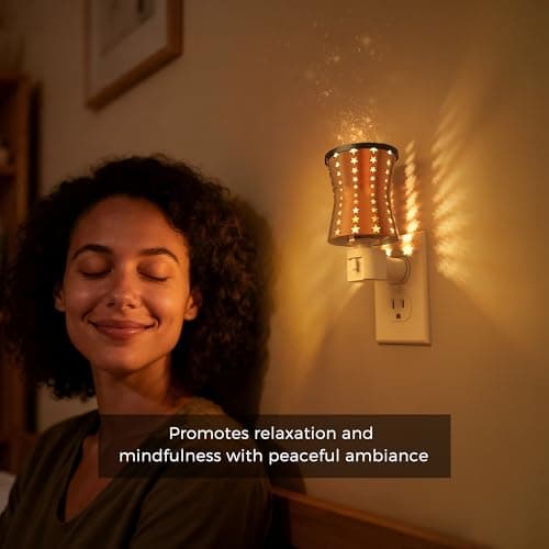 L LOHAS LED Wax Melt Warmer, 2 Pack Plug in Wax Warmer for Scented Wax, 360° Rotating Plug in Fragrance Night Light for Home Fragrance Bedroom Home Decor - Thumbnail 5