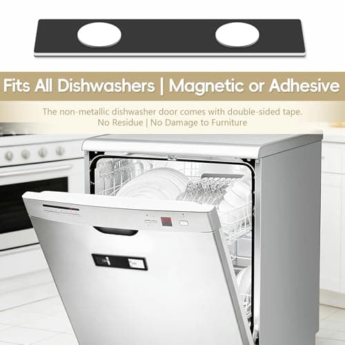 Dishwasher Magnet Clean Dirty Sign, Stainless Steel Magnetic Clean Dirty Dishwasher Sign,Matte Brushed Surface Cleaning/Dirt Indicator with Strong Magnet, Home Kitchen Organizer (Brushed Black) - Thumbnail 4