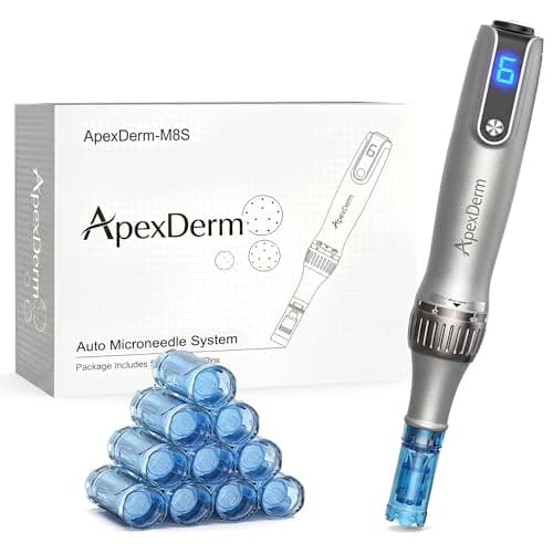 Microneedle Roller Pen for Home Use - 0.25mm Mcroneeding Derma Roller M8S Pen for Women Men - Micro Needle Roller Pen for Skin Tools - Image 1