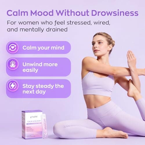 Vevoec Gynable Saffron Supplement, Mood & Stress Support, Calm Drink Mix for Women, 7-in-1 Blend with 89mg Saffron Extract, Ashwagandha, L-Theanine, Magnesium & Shilajit, 20 Stick Packs, Lime Flavor - Thumbnail 2
