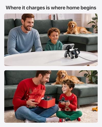 UEQ 3 in 1 Wireless Charging Station for Apple Devices,Foldable Cute Magnetic Mag-Safe Wireless Charger Stand with Night Light for iPhone 17 Air 16 15 14 13 12 Series,AirPods 4 3 2 Pro,Apple Watch - Thumbnail 5