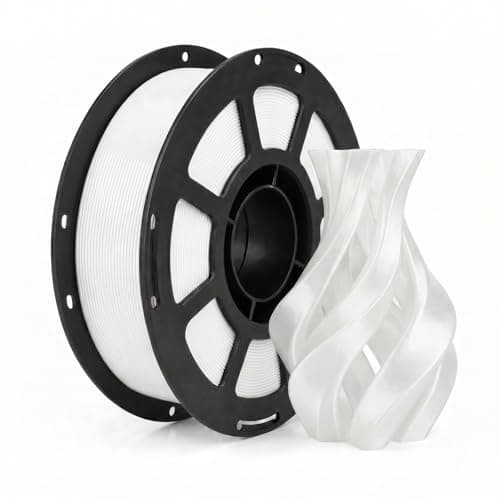 HOTFINE PLA PRO Filament 1.75mm 1KG, PLA+ Tougher and Stronger 3D Printer Filament Dimensional Accuracy +/- 0.02mm, 1kg Spool(2.2lbs) Fits for Most FDM 3D Printers (White) - Image 1