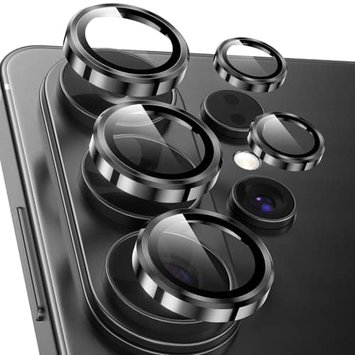 YWXTW Camera Lens Protector for Samsung Galaxy S26 Ultra, [5X Stronger] Individual Metal Ring Tempered Glass Camera Cover for Galaxy S26 Ultra Accessories, Anti Scratch, 1 Set
