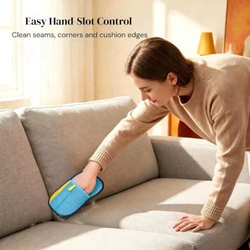 put girl 2-Pack Pet Hair Removal Gloves for Cats & Dogs, Reusable Electrostatic Pet Hair Remover Gloves for Furniture, Couch, Clothing & Car Seats - Thumbnail 5