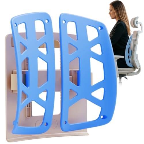 Beleduc Lumbar Support Pillow for Office Chair- Ergonomic Back Support Pillow with Adjustable Height, Improves Posture, Back Cushion with Straps for Home, Office, Car - Image 1