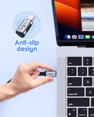 LENTION 2.3FT USB 4.0 Cable for Thunderbolt 4 240W Fast Charging USB C to USB C Cable, 40Gbps Data Transfer, 8K@60Hz Monitor Adapter, Dual 4K@120Hz USB4, for iPhone 17/16/15, MacBook Neo/Pro/Air - Thumbnail 6