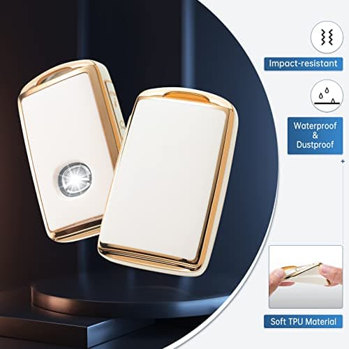 RUABIBAN for Mazda Key Fob Cover, TPU Key Case 2019-2022 Mazd 3, 3 Hatchback, 2020-2022 CX-5, CX-30, CX-10 - Thumbnail 3